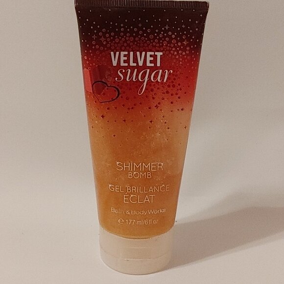 RARE Bath and Body Works VELVET SUGAR Shimmer Bomb 177ml/6 fl oz. - Picture 1 of 6